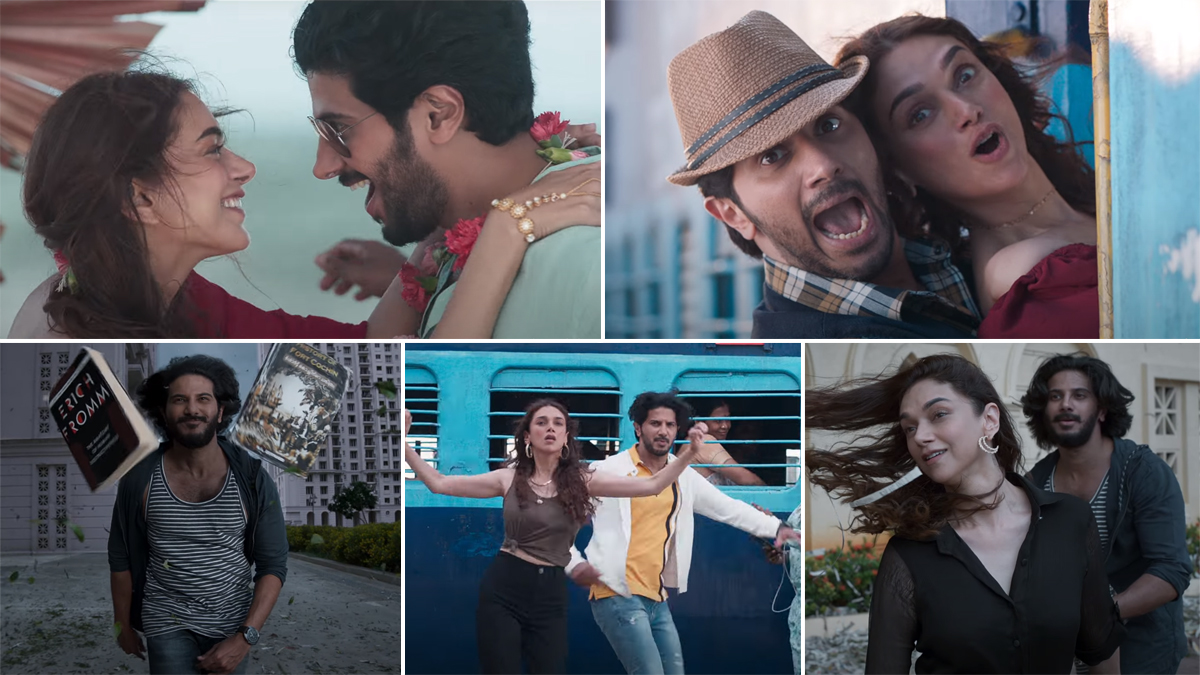 Hey Sinamika Song Megham: Dulquer Salmaan and Aditi Rao Hydari Are Madly in Love in This Romantic Track! (Watch Video) | 🎥 LatestLY