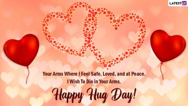 Hug Day 2022 Images & HD Wallpapers for Free Download Online: Wish Happy Hug Day With WhatsApp Messages, GIFs, Quotes and Greetings