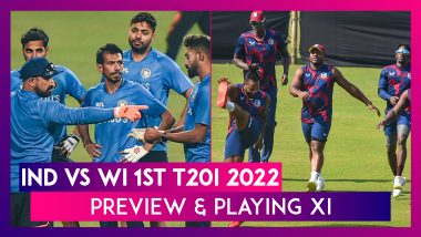 IND vs WI 1st T20I 2022 Preview & Playing XI: Teams Look to Start Afresh