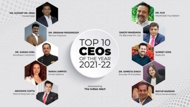 Business News | Top 10 CEOs of The Year 2021-22 By The Indian Alert