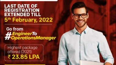 Business News | Countdown Begins: Application for Operations Management Programmes at SIOM Nashik to Close Soon