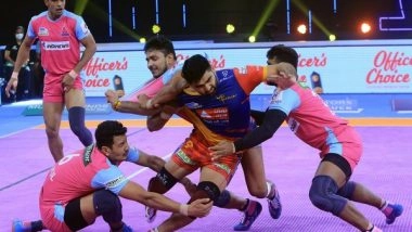 Sports News | UP Yoddha Soar to Fourth with Thrilling 41-34 Win over Jaipur Pink Panthers
