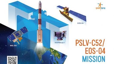 Eye in the Sky: India To Launch PSLV-C52 Rocket Carrying Radar Imaging Satellite RISAT-1A Tomorrow
