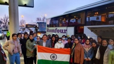 World News | Indian Embassy in Slovakia Issues Advisory for Indians to Be Evacuated Through Uzhhorod-Vysne Nemecke Border