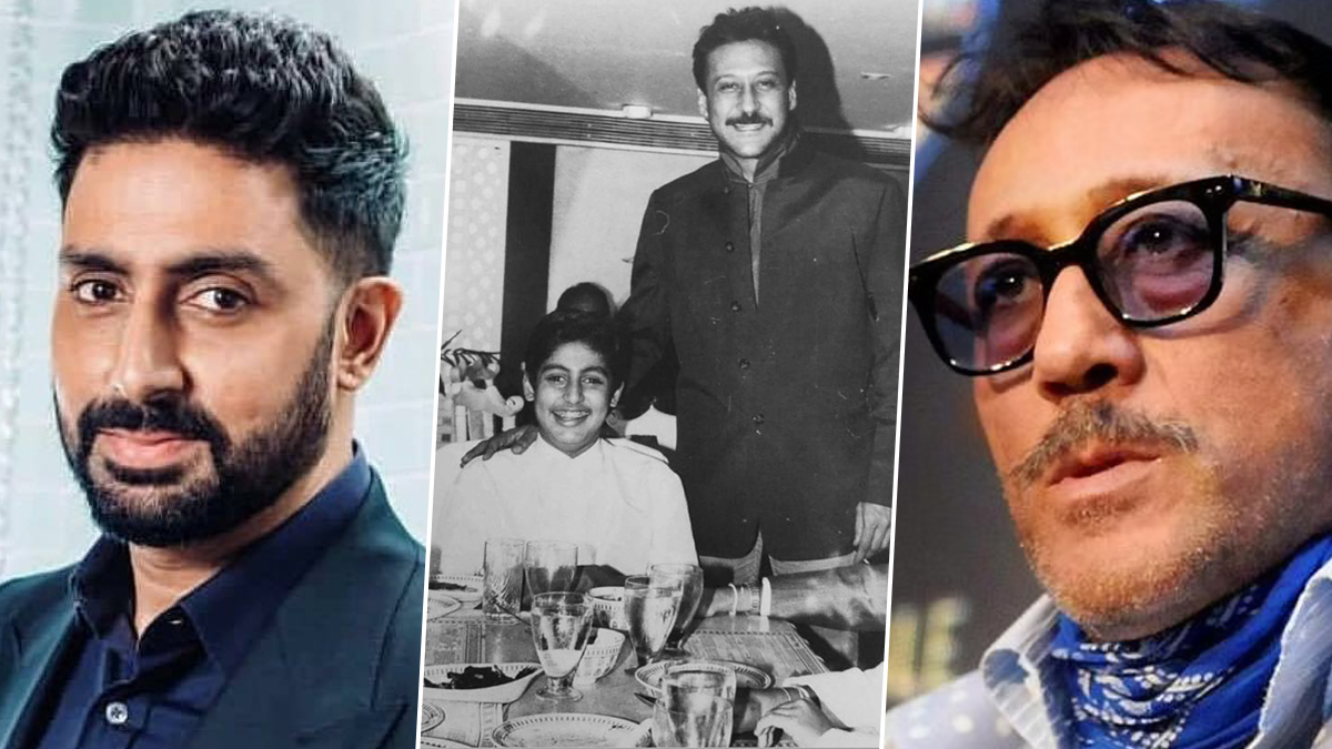 1200px x 675px - Abhishek Bachchan Shares a Priceless Throwback Picture With Jackie Shroff  on His 65th Birthday | LatestLY