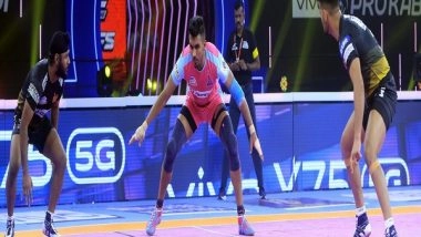 Sports News | PKL: Jaipur Pink Panthers Decimate Telugu Titans to Improve Playoff Chances
