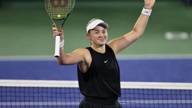 Dubai Tennis Championships 2022: Jelena Ostapenko Takes Title With Win Over Veronika Kudermetova of Russia 6-0, 6-4