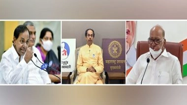 India News | Anti-BJP Front: Telangana CM KCR to Meet Uddhav Thackeray, Sharad Pawar in Mumbai Today