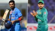 Latest ICC Men's T20I Rankings 2022: KL Rahul Moves Up to 4th Spot, Pakistan Skipper Babar Azam Is No. 1 T20 Batsman