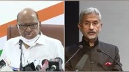Sharad Pawar Speaks With EAM S Jaishankar on Evacuating Indians Stuck in Ukraine