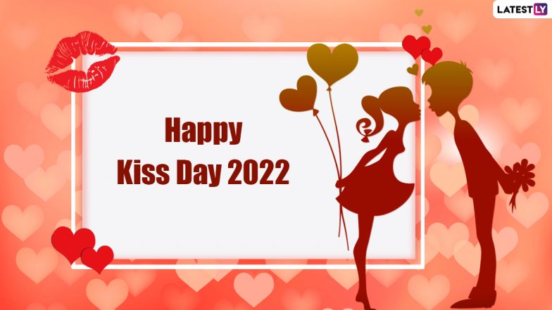 Kiss Day 2022 Images & Valentine’s Day HD Wallpapers for Free Download Online: Wish Happy Kiss Day With WhatsApp Messages, Quotes & GIFs To Celebrate Day of Love!