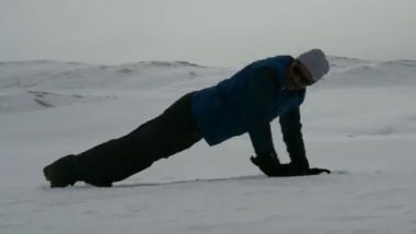 ITBP Commandant Ratan Singh Sonal Completes 65 Push-Ups at One Go in Ladakh (Watch Video)