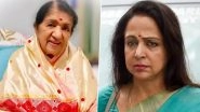 Lata Mangeshkar No More: After the Legendary Singer&rsquo;s Death, Hema Malini Calls February 6 &lsquo;A Dark Day&rsquo;