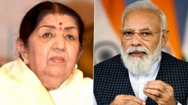 Lata Mangeshkar Dies at 92: PM Narendra Modi Condoles Legendary Singer's Demise, Says 'She Leaves A Void in Our Nation That Cannot Be Filled'
