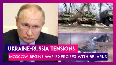 Ukraine-Russia Tensions: Moscow Begins War Exercises With Belarus, Britain Issues Warning