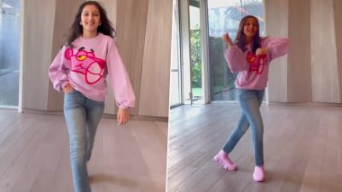 Mahesh Babu’s Daughter Sitara Dances to Kalaavathi Song From Father’s Upcoming Film Sarkaru Vaari Paata (Watch Video)