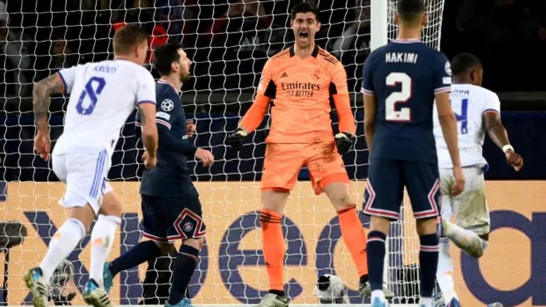 Thibaut Courtois Knew Exactly Where Lionel Messi’s Penalty Was Going During Paris Saint-Germain vs Real Madrid, UCL 2021-22