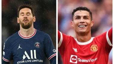 Cristiano Ronaldo Fires a Screamer Vs Brighton Just A Minute After Lionel Messi Misses Penalty Against Real Madrid in UCL 2021-22 Match, Netizens React to 'Shocking' Coincidence