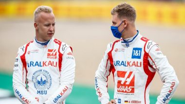 Mick Schumacher & Nikita Mazepin React After Team Haas Unveils VF-22 for Formula 1 2022 Season