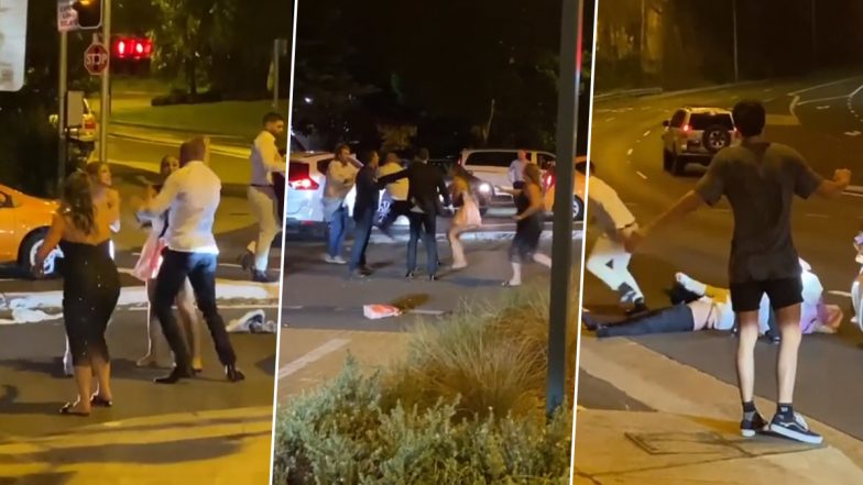 Wedding Reception Turns Into A Violent Street Fight At An Upmarket Sydney Suburb; Watch Viral Video 