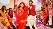 Pics From Kajal Aggarwal&rsquo;s Godh Bharai Ceremony Go Viral! The Mom-To-Be Is All Smiles As She Poses With Gautam Kitchlu At Her Baby Shower Function