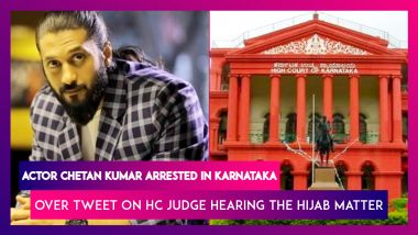 Actor Chetan Kumar Arrested In Karnataka Over Tweet On HC Judge Hearing The Hijab Matte