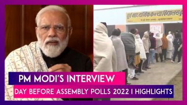 PM Modi's Interview Day Before Assembly Polls 2022: Highlights