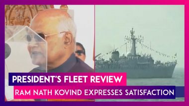 President's Fleet Review: Ram Nath Kovind Expresses Satisfaction After Viewing Indian Navy's Preparedness