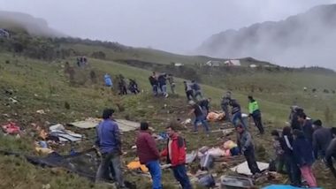 Peru Bus Accident: 20 Killed, 33 Injured After Passenger Bus Plunges Into Ravine in Northern Peruvian Province