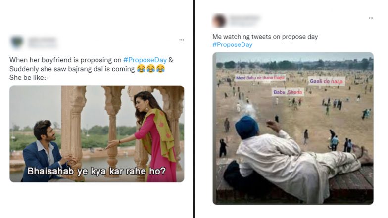 Propose Day Funny Memes Take Valentine's Week 2022 by Storm! Most Hilarious Tweets, Jokes, GIFs and Messages To Make ‘Le Single Me’ Very Happy