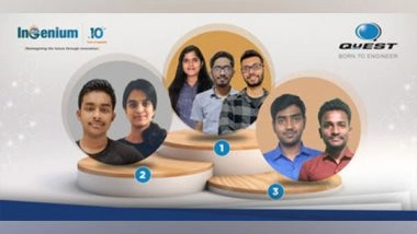 Business News | QuEST Global Announces Winners of 10th Edition of 'Ingenium'