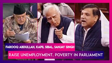 Farooq Abdullah, Kapil Sibal, Sanjay Singh Raise Unemployment, Poverty As Parliament Discusses Union Budget 2022