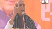 India News | Rajnath Singh to Address 3 Election Meetings in UP Today