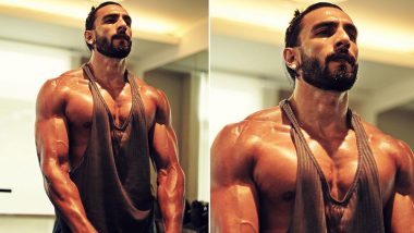 Ranveer Singh Flexes His Muscles in Latest Gym Snap and It’s Insanely Hot!