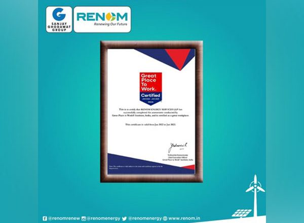 Business News | RENOM Awarded the Great Place to Work® Certification