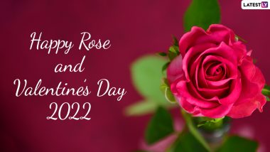 Rose Day Images & Valentine’s Day in Advance HD Wallpapers for Free Download Online: Wish Happy Rose Day 2022 With New WhatsApp Messages, Quotes and GIF Greetings