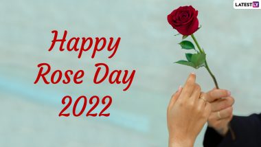 Rose Day 2022 Romantic Messages & HD Images: Sweet Love Quotes, Warm Wishes, Rose Wallpapers For Status And Thoughts To Celebrate the First Day of Valentine's Week