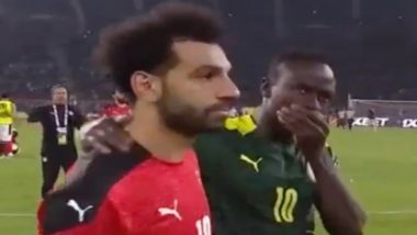 Sadio Mane Consoles Emotional Mohamed Salah After Senegal Beats Egypt to Clinch the AFCON 2021 Trophy (Watch Video)