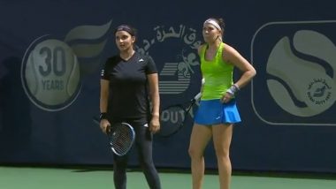 Sania Mirza and Lucie Hradecka Enter Semifinals of Dubai Tennis Championships 2022