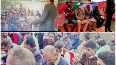 World News | J-K People's Justice Front Decries Pakistan for Misleading Kashmiris, Holds Seminar on Peace