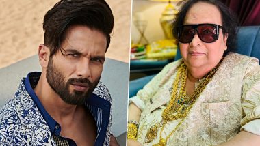 RIP Bappi Lahiri: Shahid Kapoor Expresses Grief Over Demise of the Music Icon, Says ‘Your Music Brought People Together’