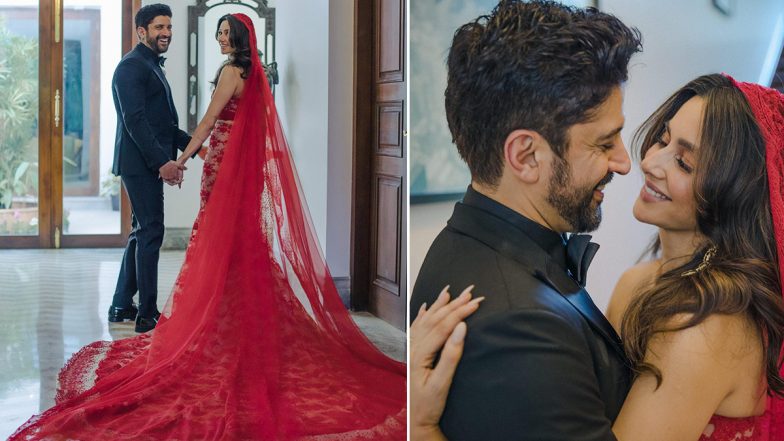 Newly Married Shibani Dandekar Shares Pictures Of Her Dream Wedding Dress! Take A Look At The Modern Bride’s Style