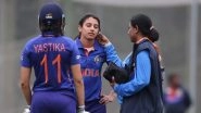 Smriti Mandhana, Indian Opener, Stable After Being Struck on the Head in Warm-Up Game Against South Africa