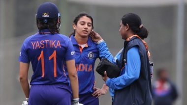 Smriti Mandhana, Indian Opener, Stable After Being Struck on the Head in Warm-Up Game Against South Africa