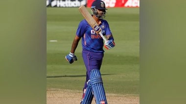 Sports News | Ind Vs WI, 2nd ODI: Suryakumar Yadav's Half-century Helped Hosts Post a Modest 237/9 in 50 Overs