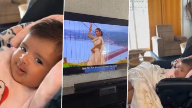 Sushmita Sen Goes ‘Aww’ After Her Baby Niece Ziana Enjoys Bua’s ‘Chunari Chunari’ Song on TV (Watch Video)