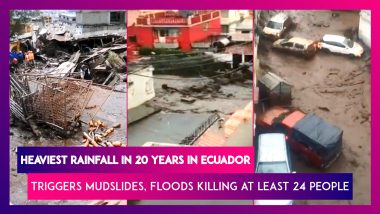 Ecuador: Heaviest Rainfall In Twenty Years Triggers Mudslides, Floods Killing At Least 24 People