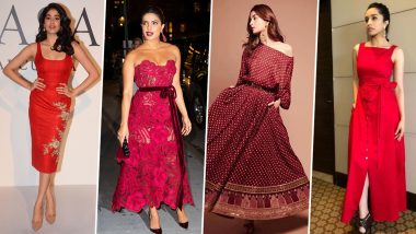 Valentine's Day 2022 Fashion: Let Priyanka Chopra Jonas, Alia Bhatt and Others Help You Pick a Flirty Red Outfit For Your Date Night