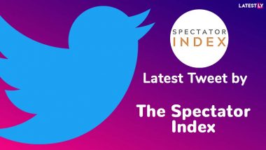 BREAKING: China Imposes Sanctions on US House Speaker Pelosi - Latest Tweet by The Spectator Index