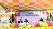 World News | Tripura CM, Bangladesh Minister Lay Foundation Stone for Third Indo-Bangla Border Haat at Kamalpur